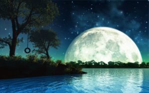 Big-Moon-fantasy-creative-romantic-moonlight-wallpaper